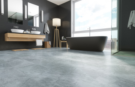 Кварцевый ламинат Fargo Камень Дымчатый Меланит 61S455 